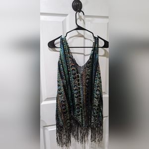 Art Stone - Dance Dress - Green/Blue/Black - XL Child